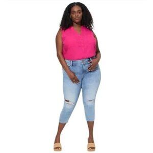 TORRID 3 Pink Harper Pullover Tank